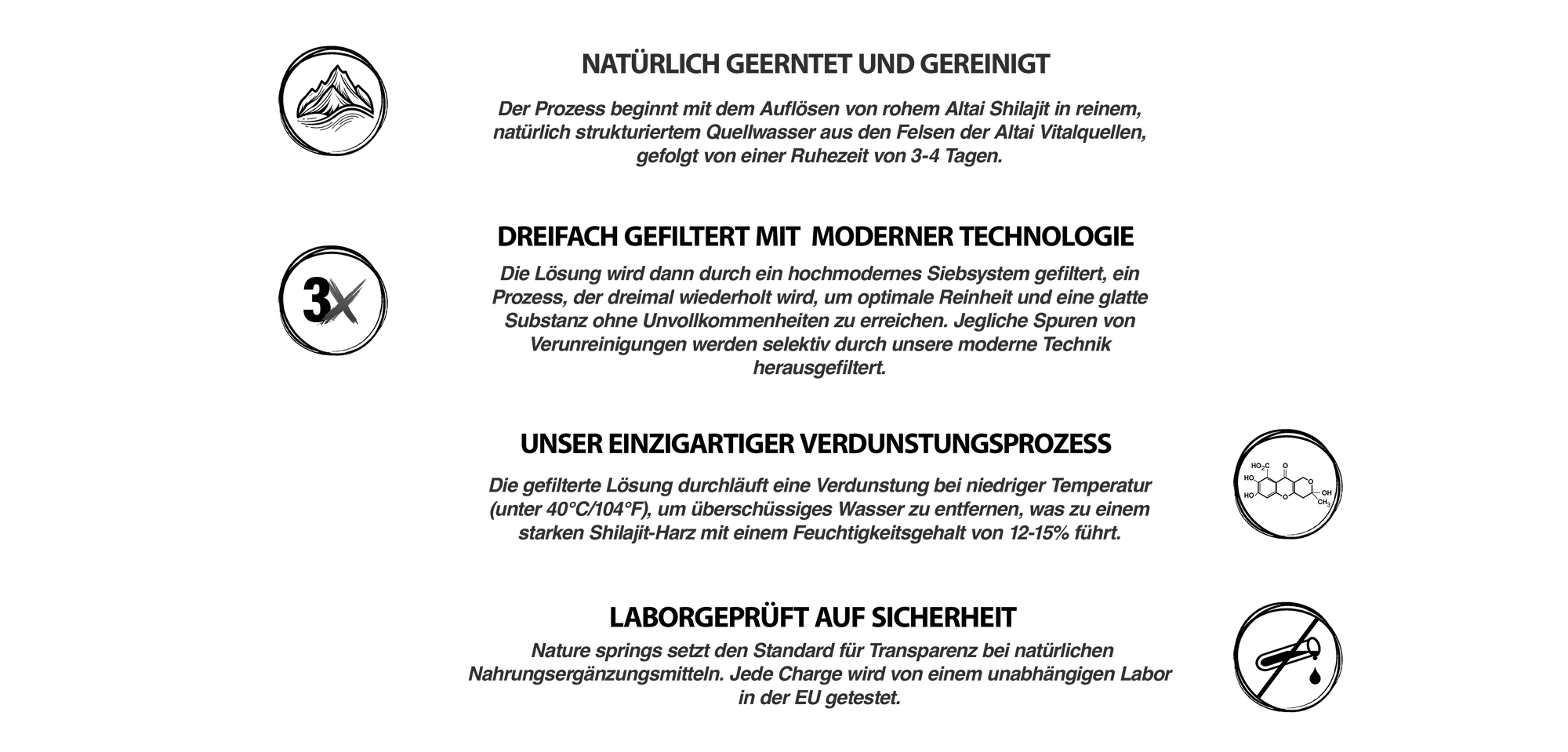 Original Shilajit Harz PREMIUM Nature springs