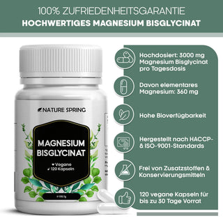 Nature Spring Magnesium Bisglycinat – Bild 3